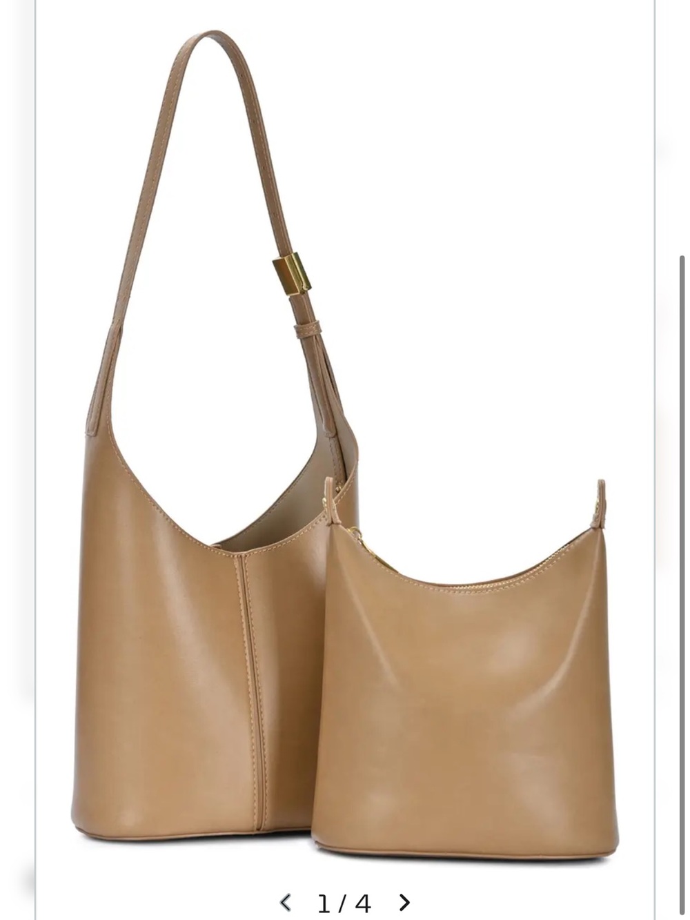 ANTIK KRAFT Hobo Bag In A Bag NWT Tan